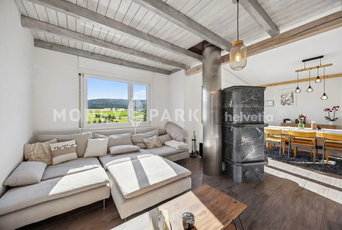 Maison individuelle de 5.5 pièces offrant une magnifique vue à Fontenais - Photo 2 sur 12