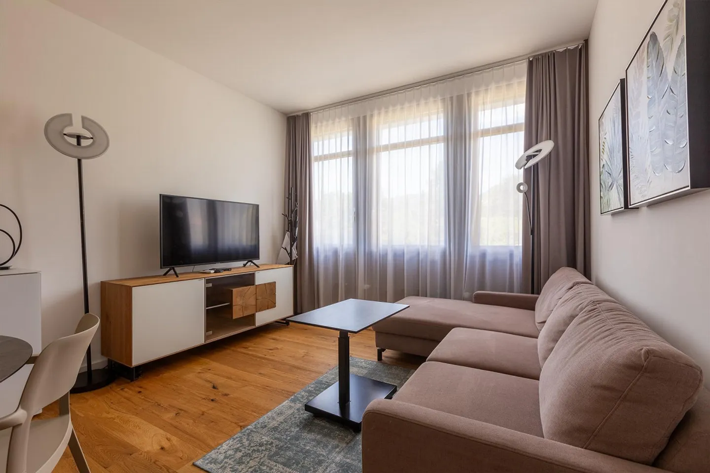 Appartement meublé 2.5 pièces avec service - Gümligen près de Berne - Photo 3 sur 9