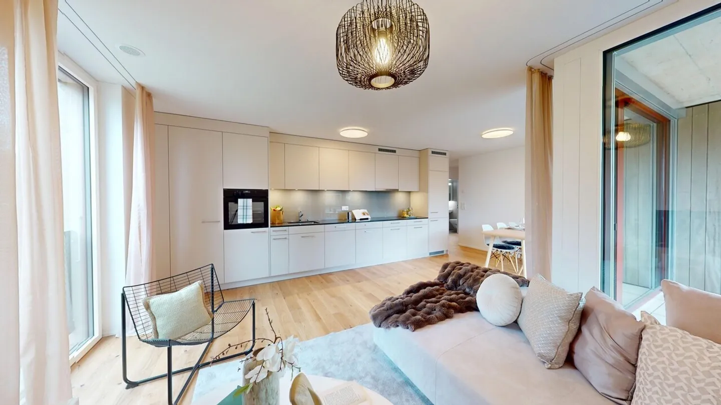 --- AUTUMN PROMOTION---- 1 Month Free Living and CHF 1,000.- Coop Voucher - FIRST RENTAL BAHNWEID in Deitingen HIGH-QUALITY LIVING IN MODERN ARCHITECTURE - Photo 1 of 13