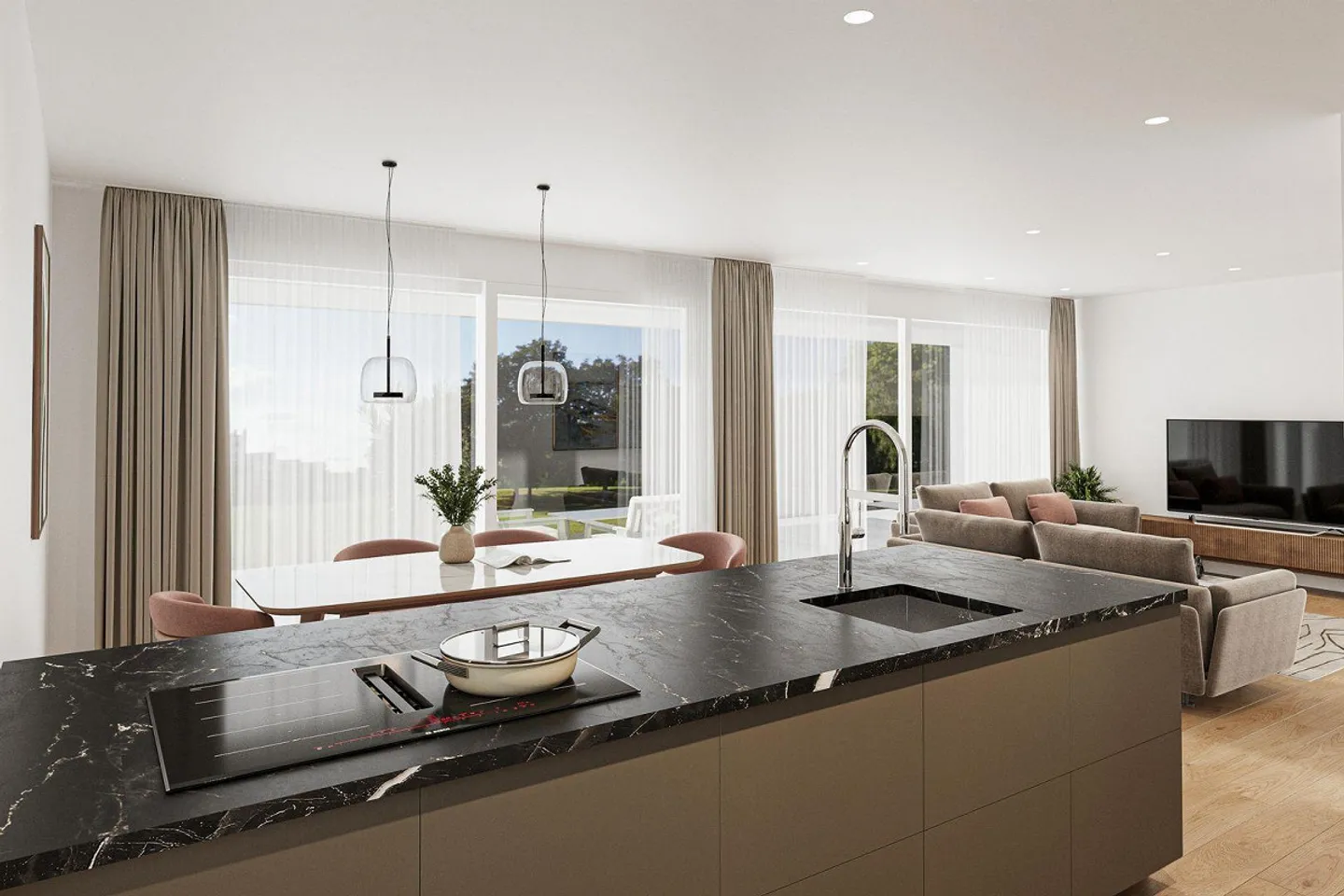 Moderne Mehrfamilienhäuser - Foto 3 von 6