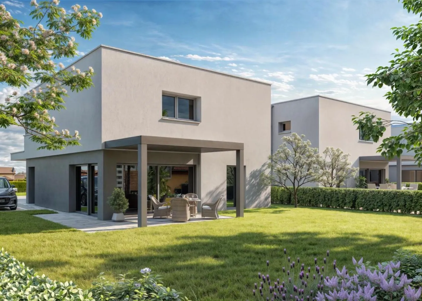 Casa a schiera moderna a Collombey - Foto 2 di 4