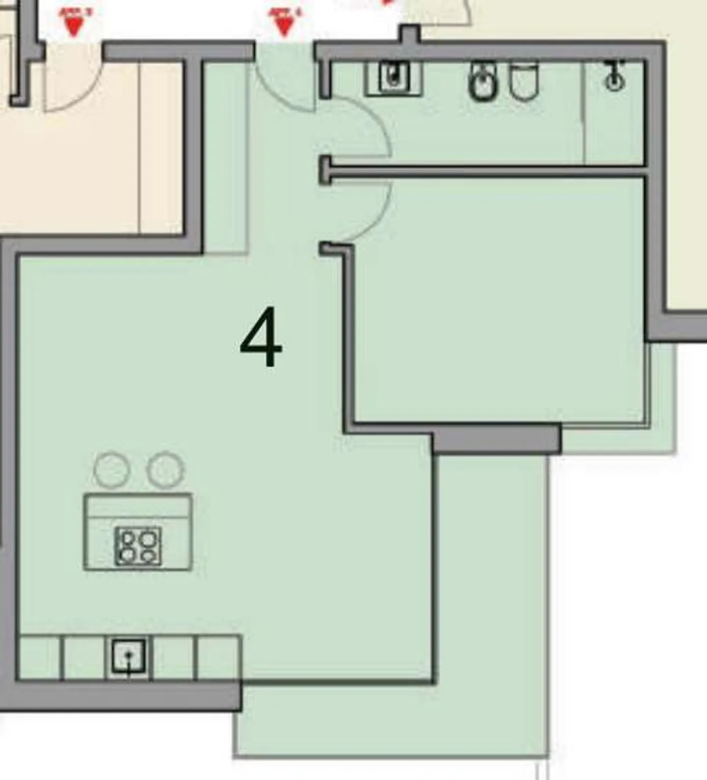 Neue 2,5-Zimmer-Wohnung in Lugano - Foto 6 von 6