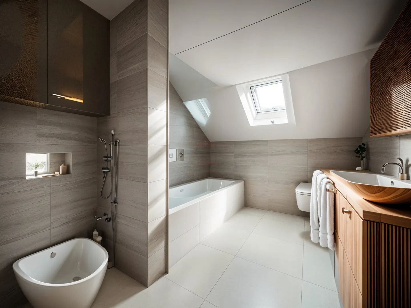 Attic with 3 rooms, 91m2 PPE, quiet and with open views - Photo 5 of 7