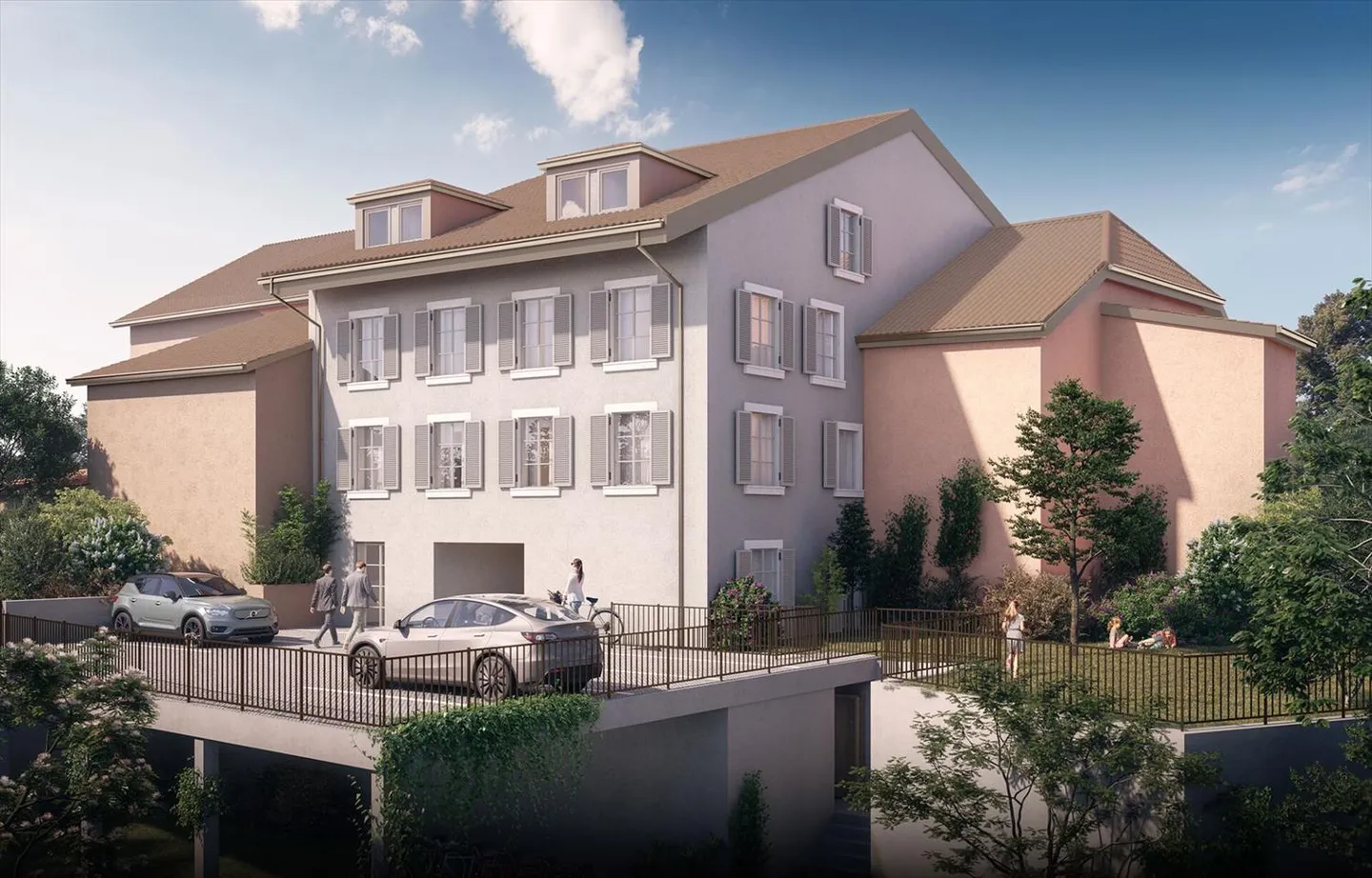 La Sarraz, nuovo appartamento di 2,5 stanze, 75 m2 al piano terra con giardino - Foto 6 di 6