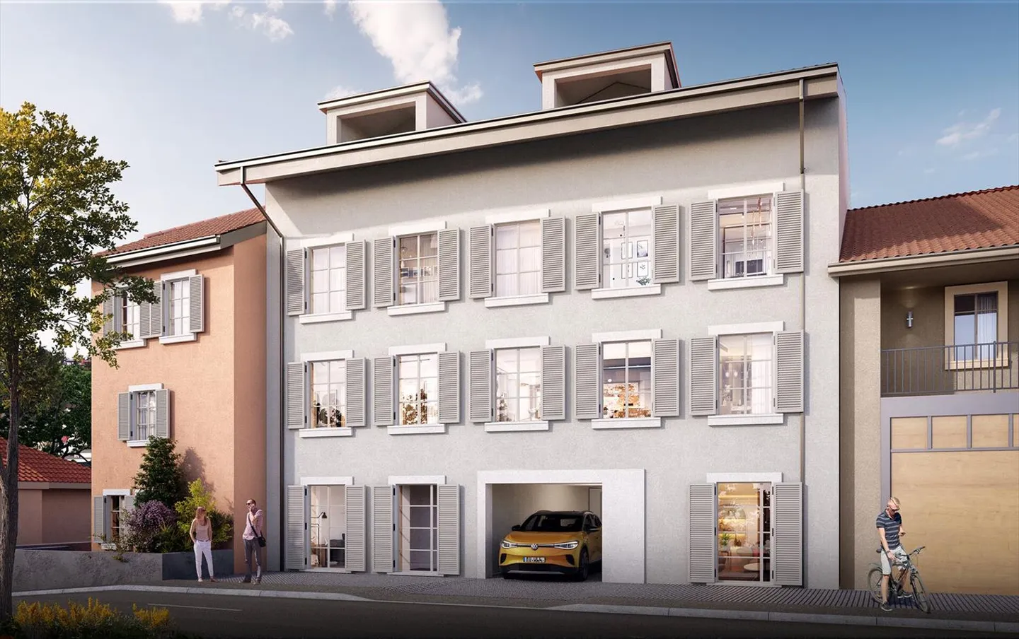 La Sarraz, nuovo appartamento di 2,5 stanze, 75 m2 al piano terra con giardino - Foto 5 di 6