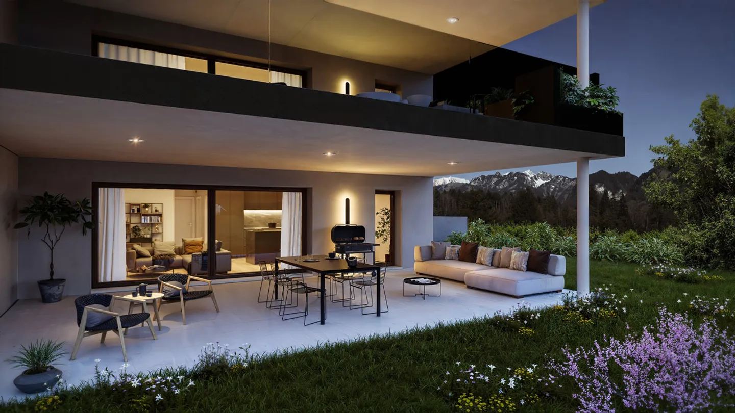 INTYA - Lot B1 | 4.5 rooms on the ground floor with 39 m² outdoor space - Photo 6 of 11