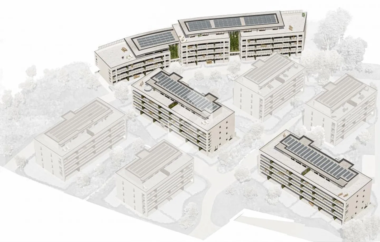 Espace Vert Phase I : Quartier Écologique à Champsec - Photo 4 sur 12