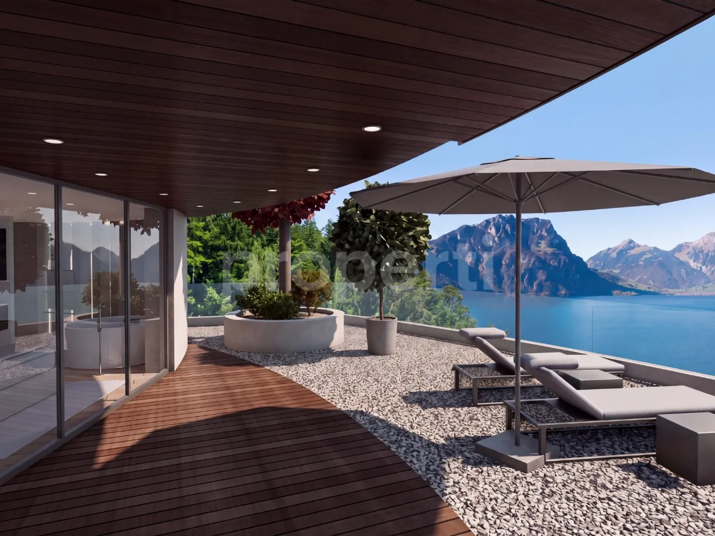 Laurus Villa, Lake View, Pool, Attic New Build in Weggis - Photo 4 of 13
