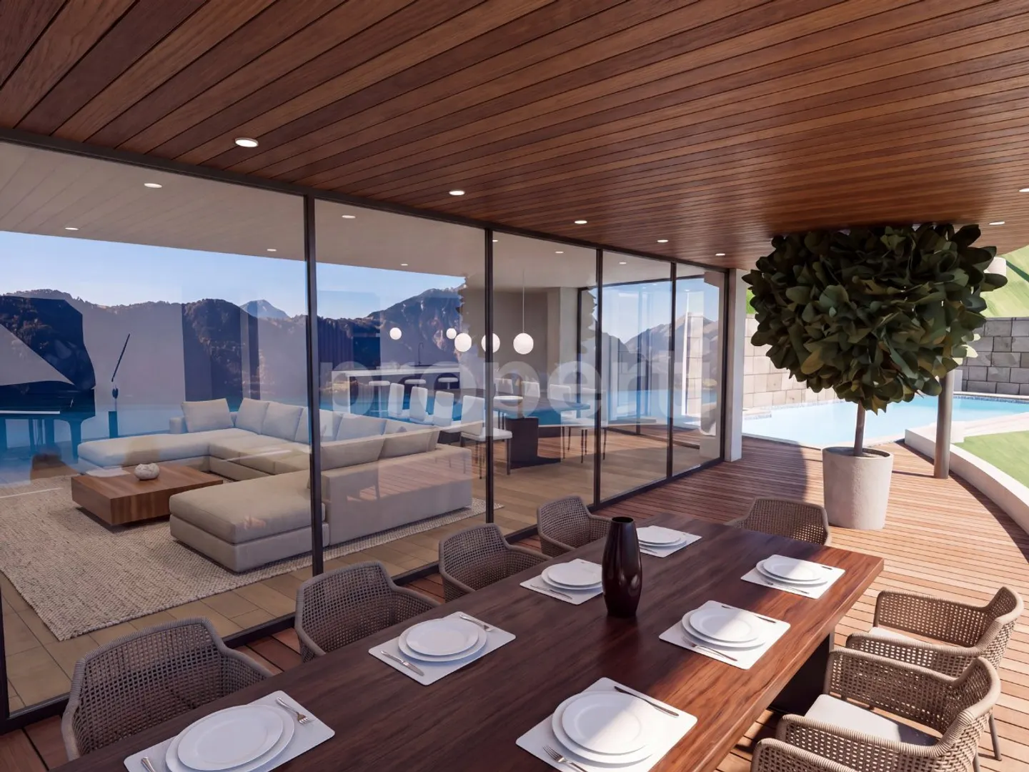 Laurus Villa, Lake View, Pool, Attic New Build in Weggis - Photo 6 of 13