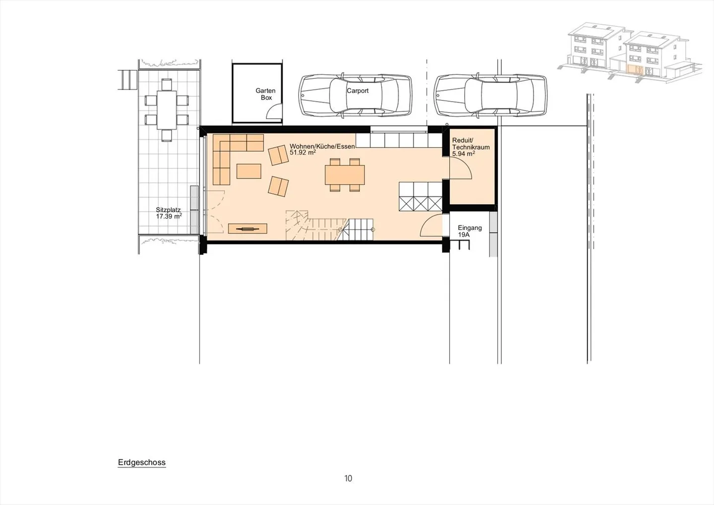 Spacious 5.5-room new townhouse in Schaffhausen - Photo 7 of 10