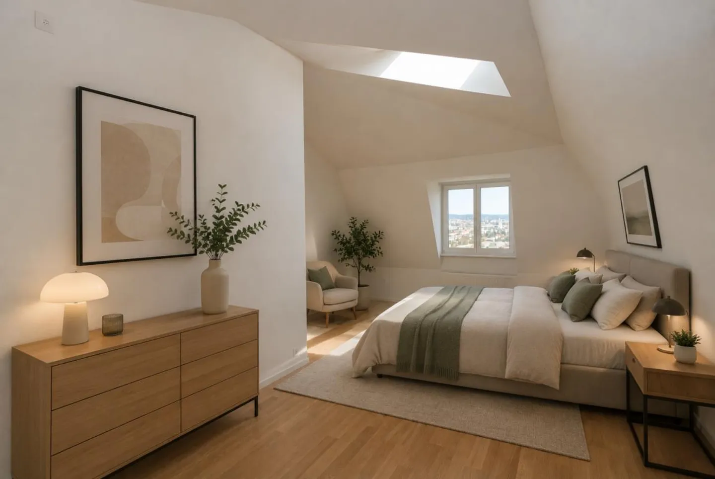 Living Above the Rooftops - Modern Attic Apartment with Charm - Photo 3 of 4