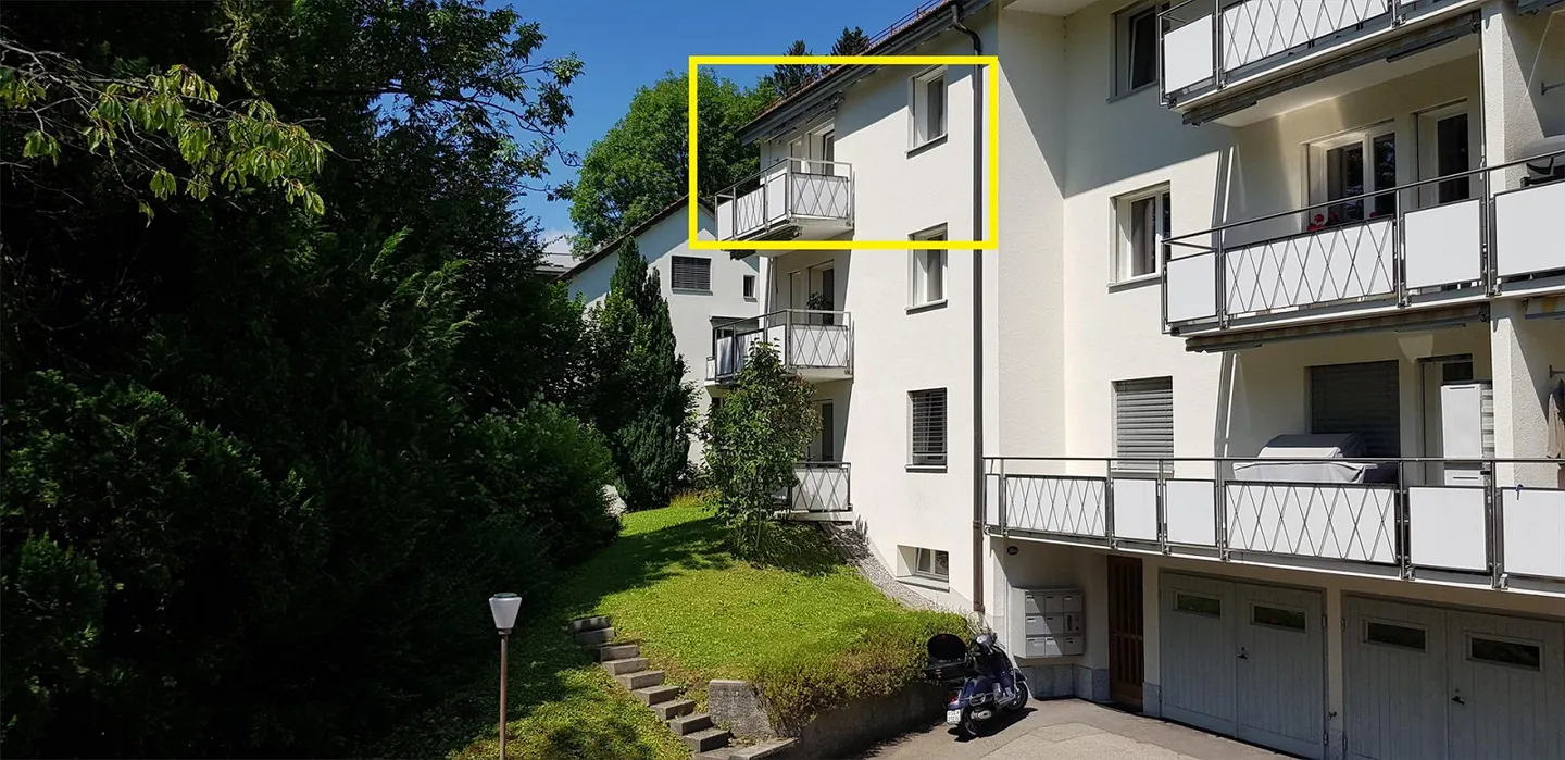 Appartement 3.5 pièces, très central et pourtant situé au calme - Photo 1 sur 14