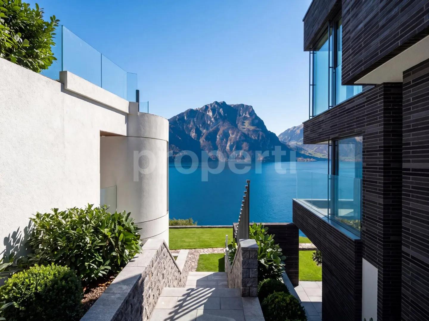 Vespera Terrasse II 5.5 Chambres, Vue sur le Lac, Piscine, Véranda Weggis - Photo 8 sur 13