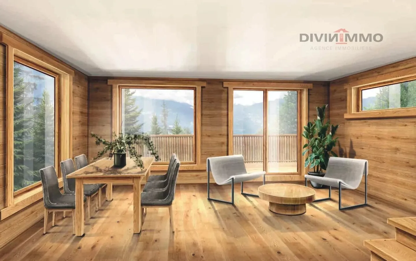 Superbes 4,5-Zimmer-Luxus-Chalet in den Höhenlagen von Savièse - Foto 2 von 8