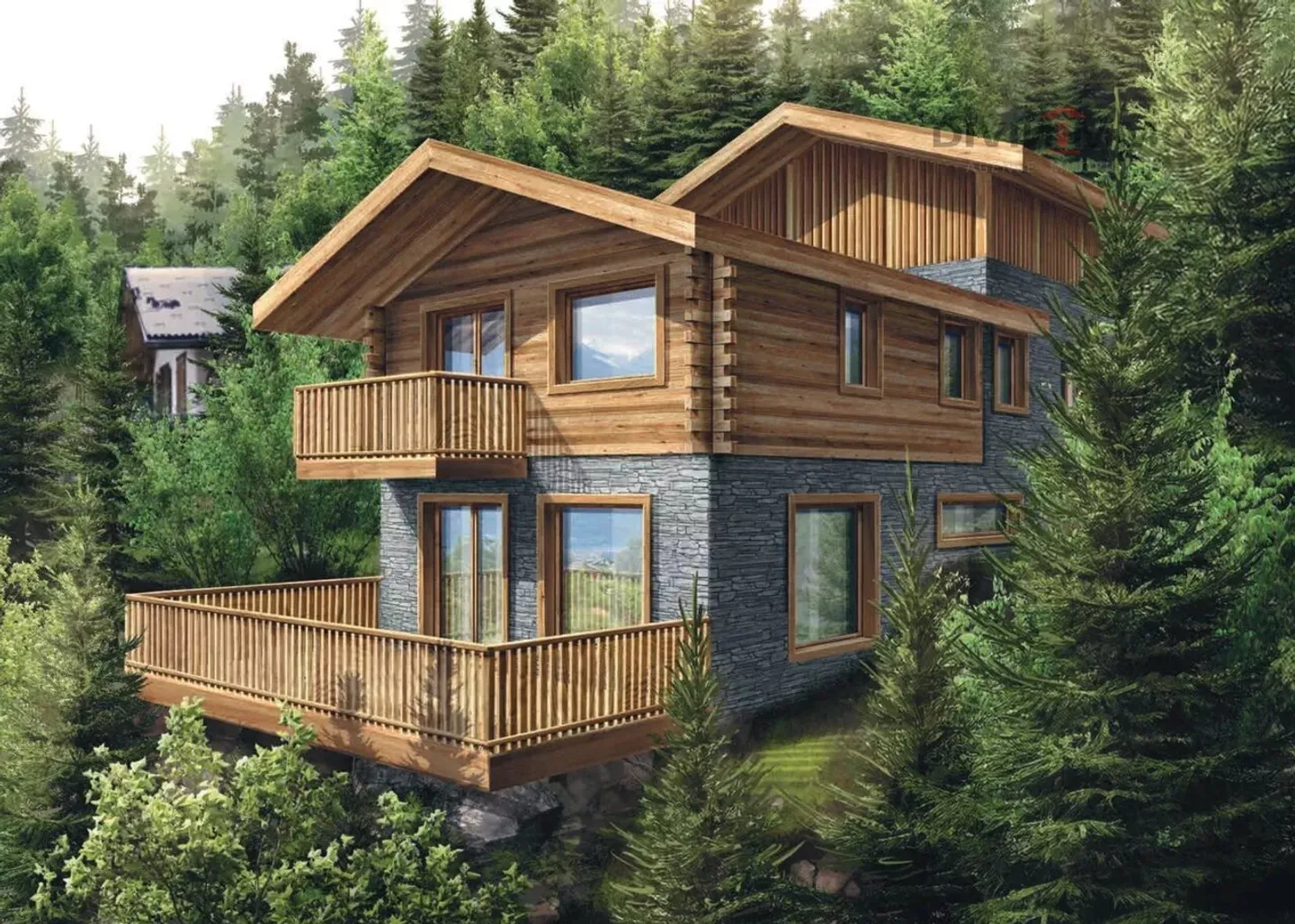 Superbes 4,5-Zimmer-Luxus-Chalet in den Höhenlagen von Savièse - Foto 8 von 8