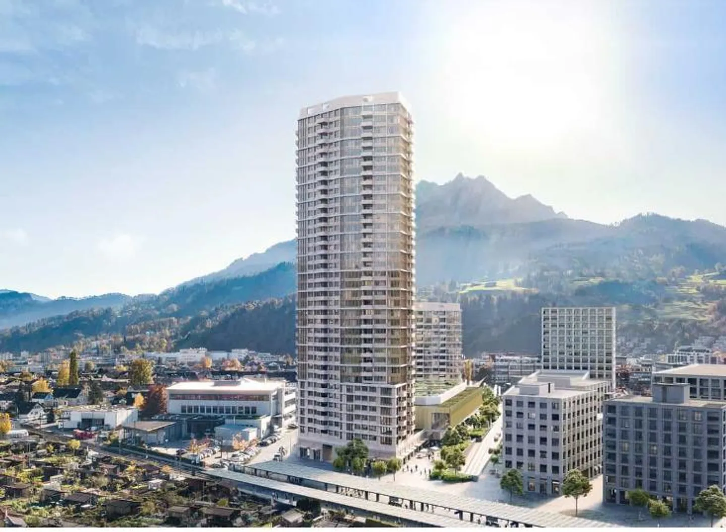 3.5 Zimmer Wohnung / PilatusTower 25. Stock - Photo 2 of 10