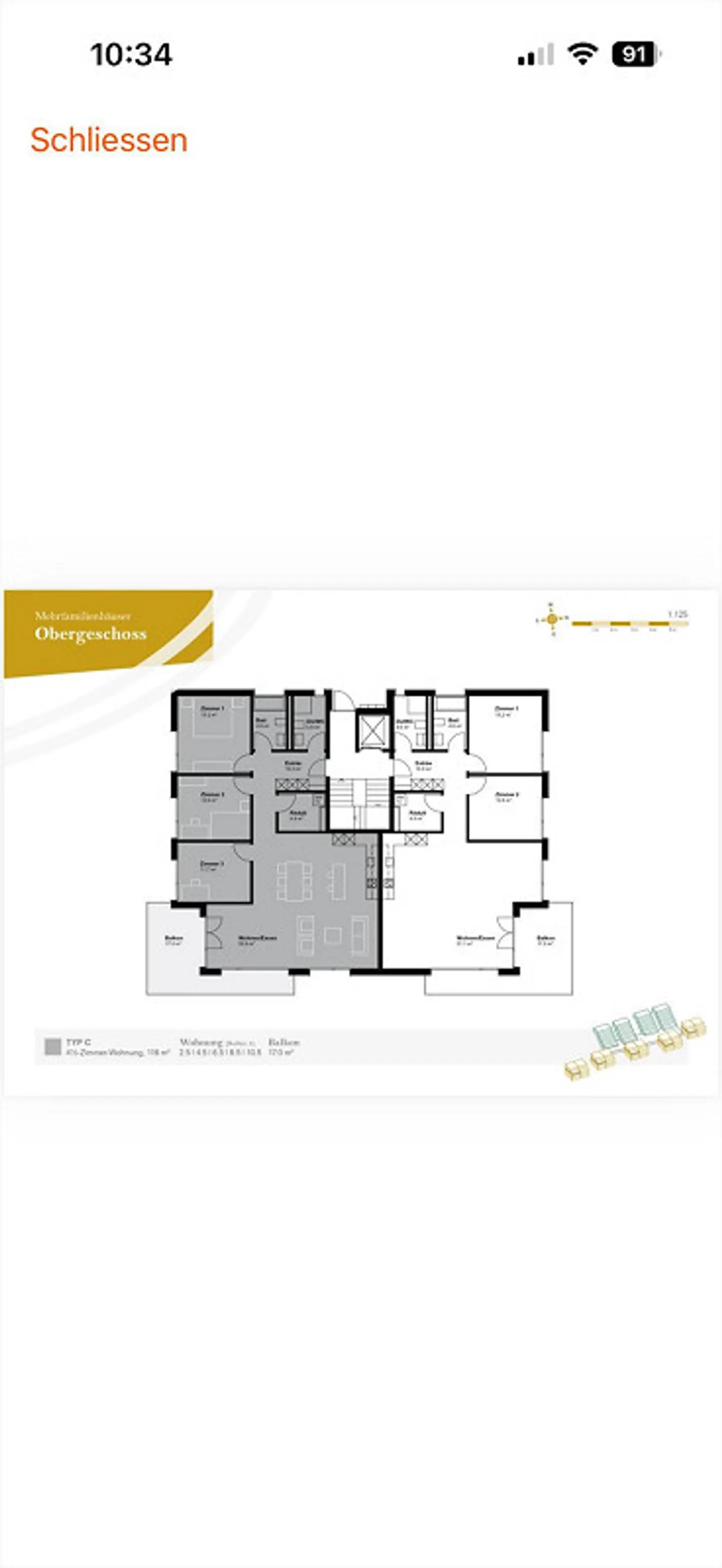 4.5 room apartment with great lake and mountain view - Photo 10 of 11