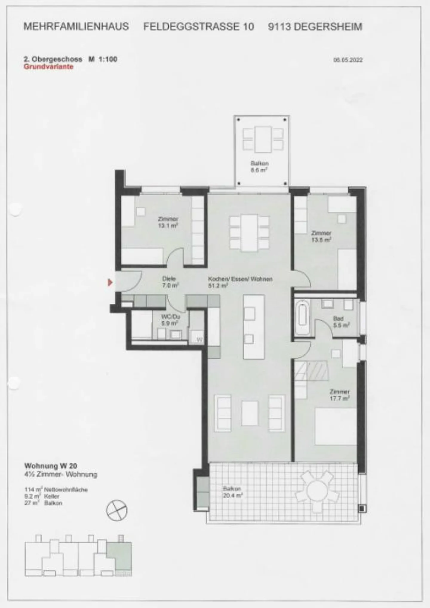 4.5 Room Apartment "Im Feldegg" Degersheim - Photo 8 of 9