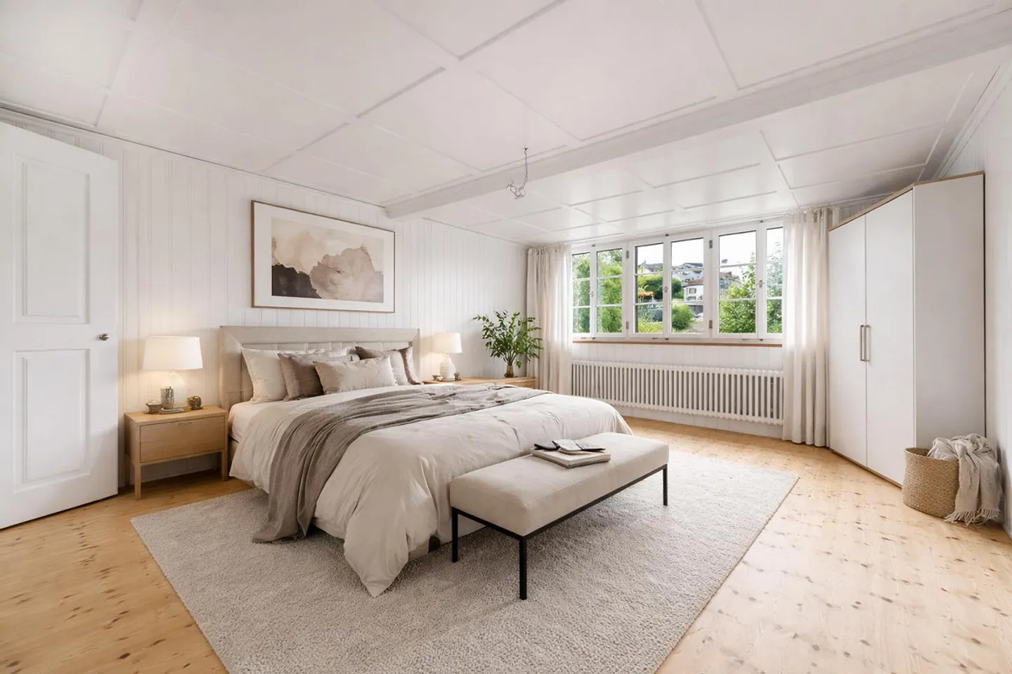 Exclusive 5.5-room apartment with garden and historic charm - Photo 2 of 10