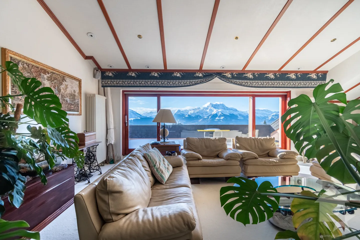Wunderschönes Penthouse nach Süden mit atemberaubendem Blick - Leysin Zentrum - Foto 1 von 17