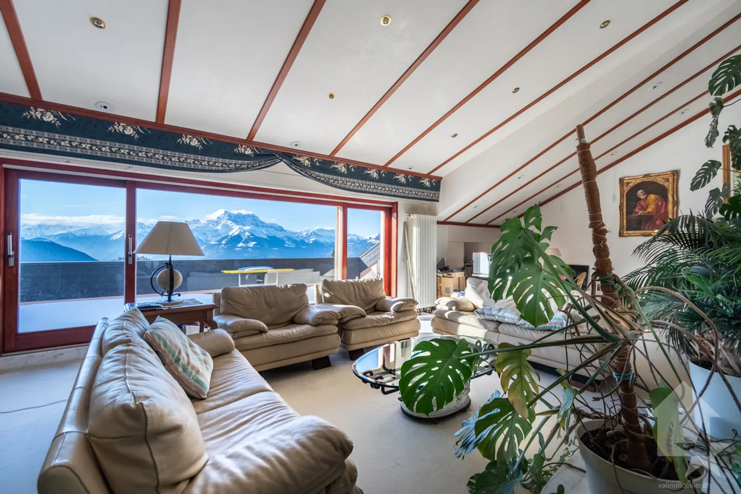 Wunderschönes Penthouse nach Süden mit atemberaubendem Blick - Leysin Zentrum - Foto 2 von 17