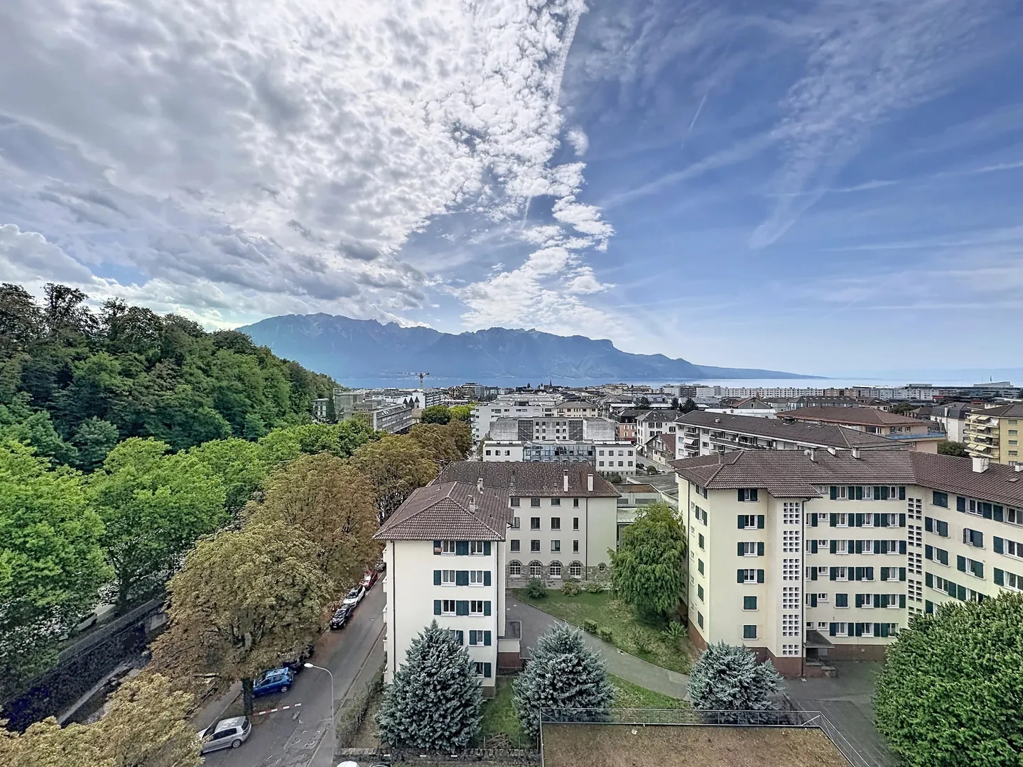 Panoramablick Wohnung in Vevey - Foto 1 von 13
