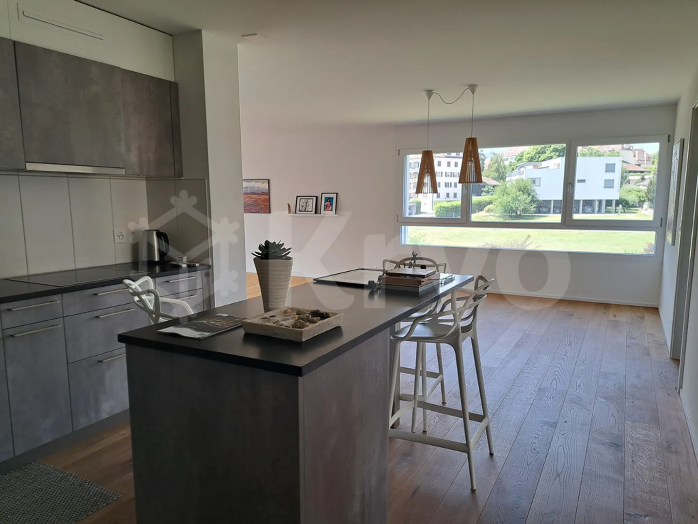 Bulle - Pré-Vert / spazioso appartamento di 3.5 locali - Foto 3 di 5