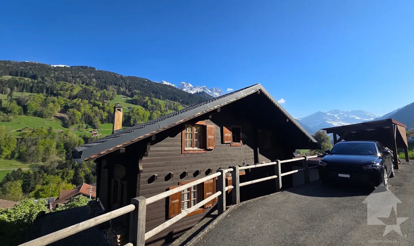 Troistorrents, chalet individuale con 6.5 camere e vista - Foto 24 di 24