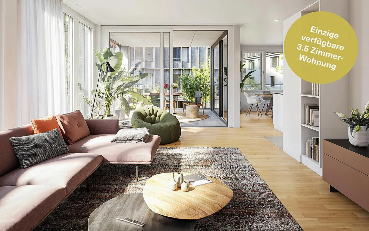 Geräumige Wohnung mit Seeblick - Foto 1 von 6