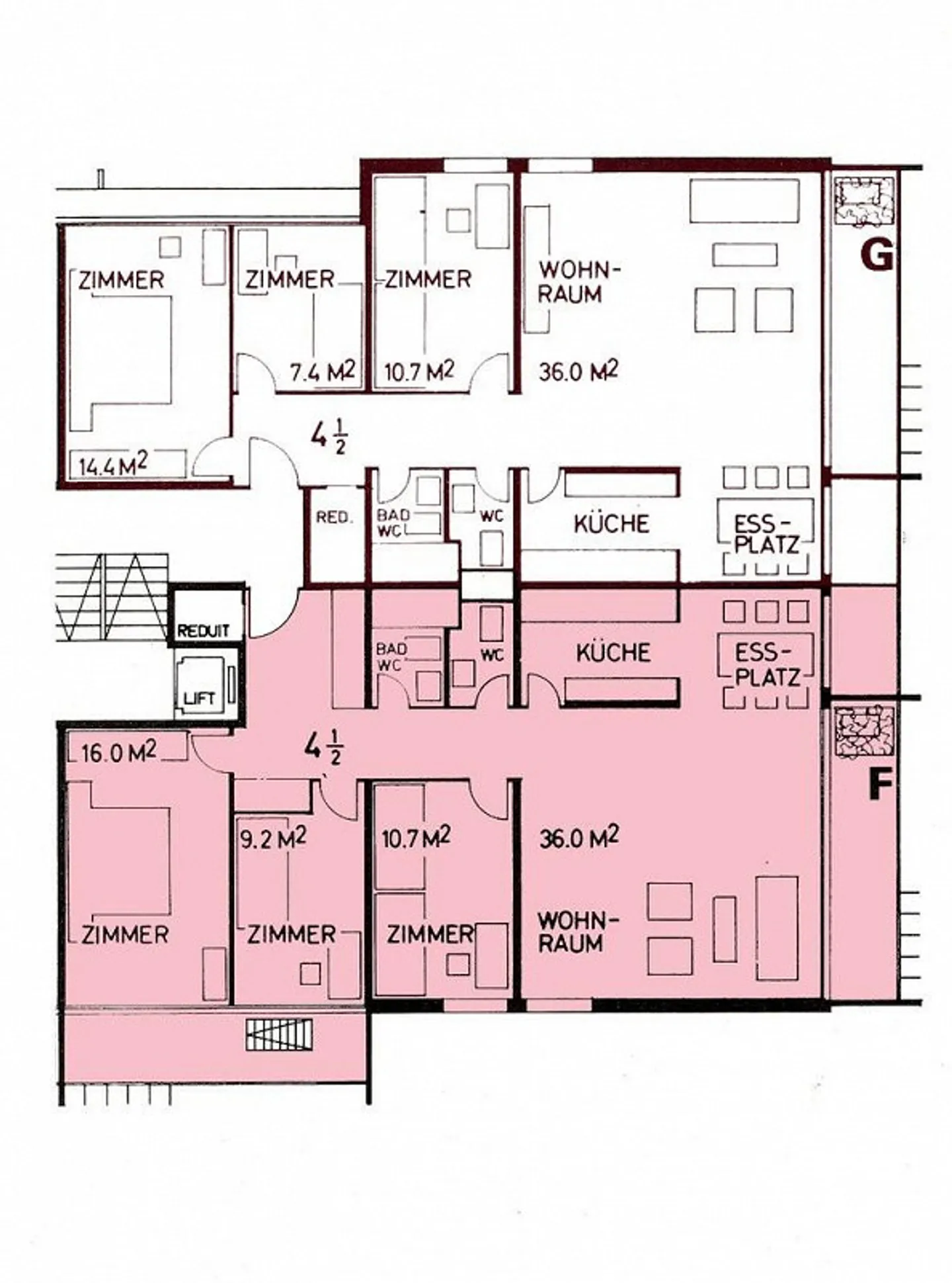 Appartement spacieux de 4,5 pièces avec vue - Photo 10 sur 10