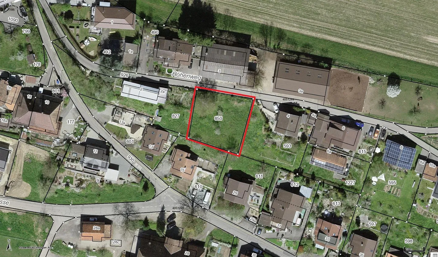 Building plot with Alpine panorama in Ersigen (BE) - Photo 6 of 6