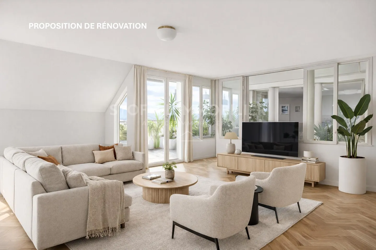 Penthouse spacieux avec piscine intérieure et vue panoramique - Exclusivité - Photo 3 sur 12