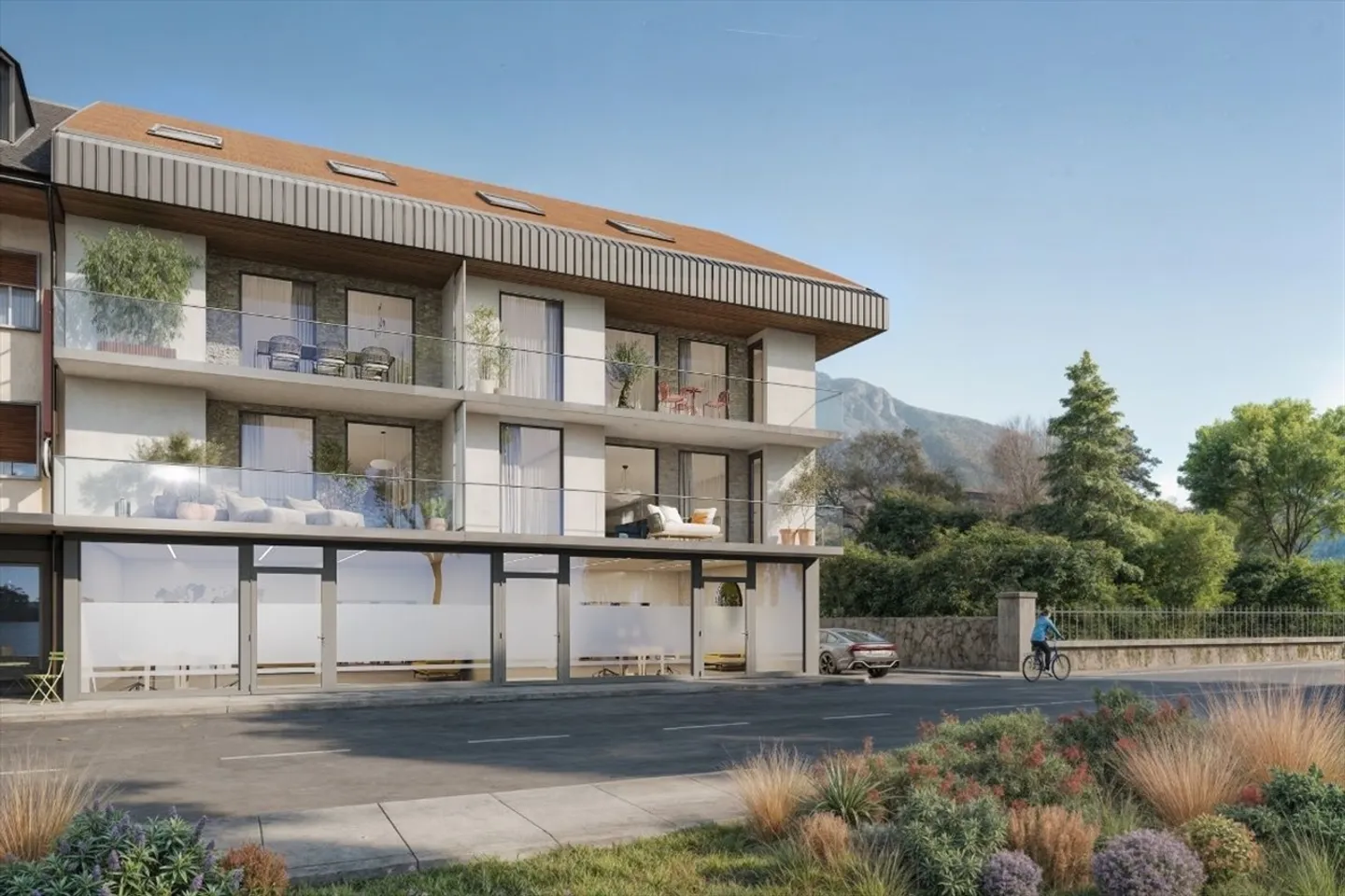 Lot A4 - Nouvel appartement de 3,5 pièces au 1er étage, à quelques pas du lac - Offre Gran'Rive - À vendre à Villeneuve - Photo 1 sur 1