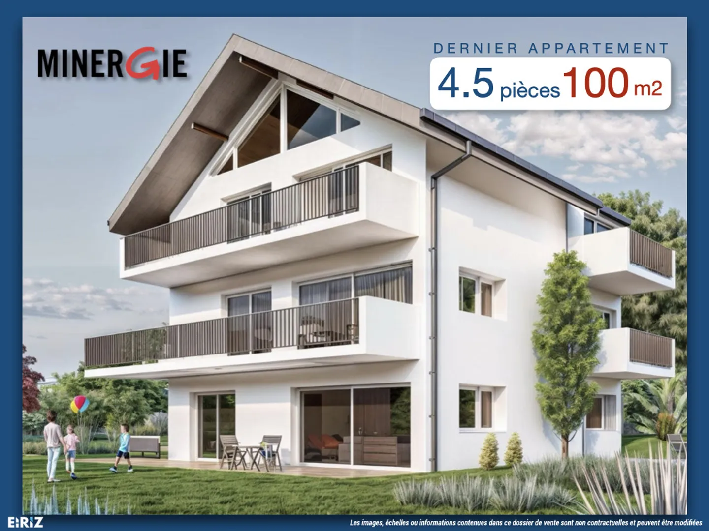 Last 4.5-room apartment available, exclusive residence with 3 apartments in Prilly - Photo 1 of 6