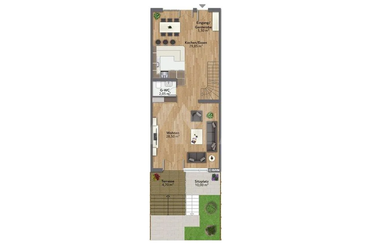 PLUS DE 226 m² D'ESPACE CONFORTABLE SUR QUATRE NIVEAUX DANS UNE MAISON MITTE DE 7 ½ CHAMBRES - Photo 8 sur 12