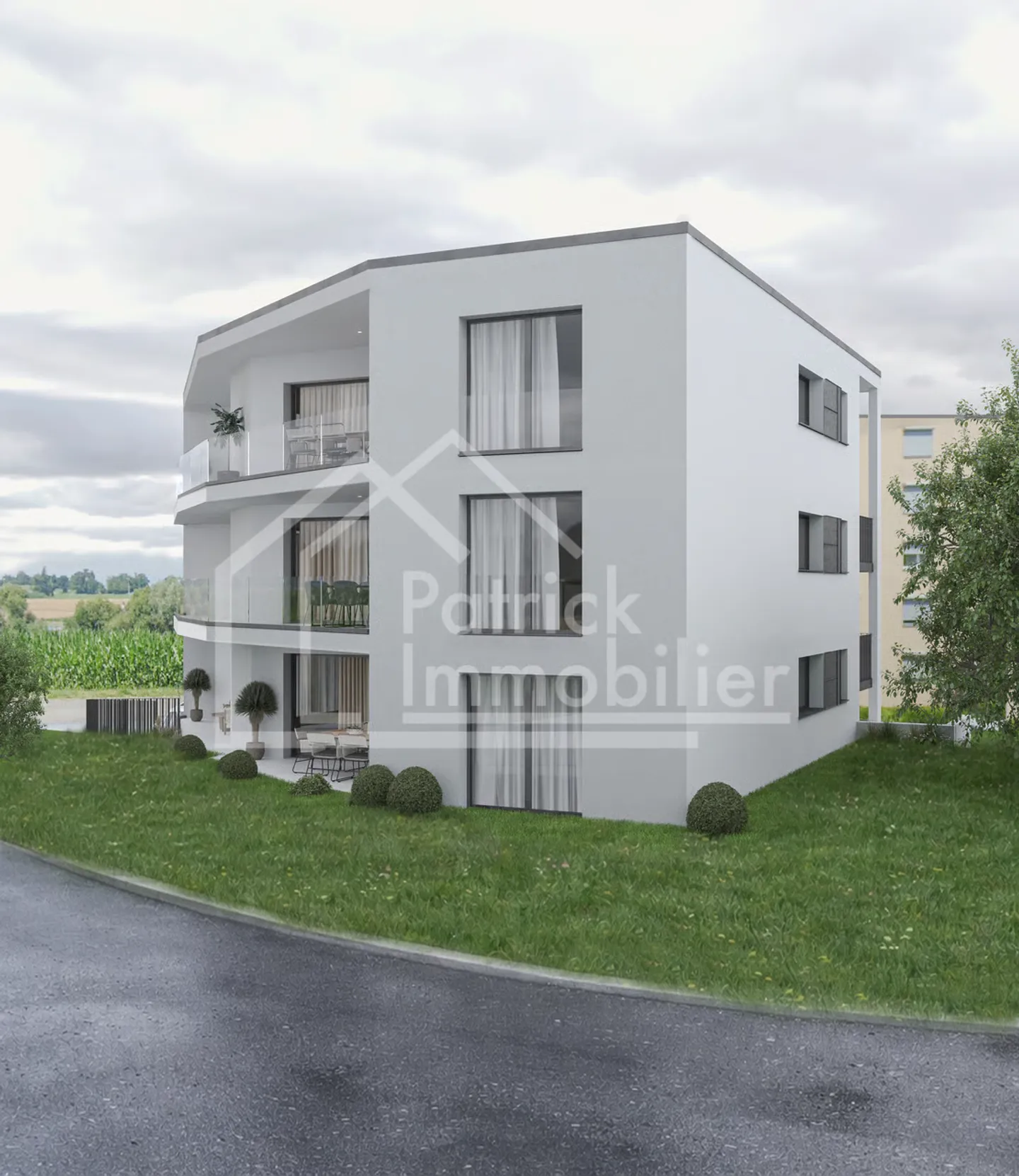 Appartement Neuf avec Jardin à Courtepin - Photo 2 sur 13