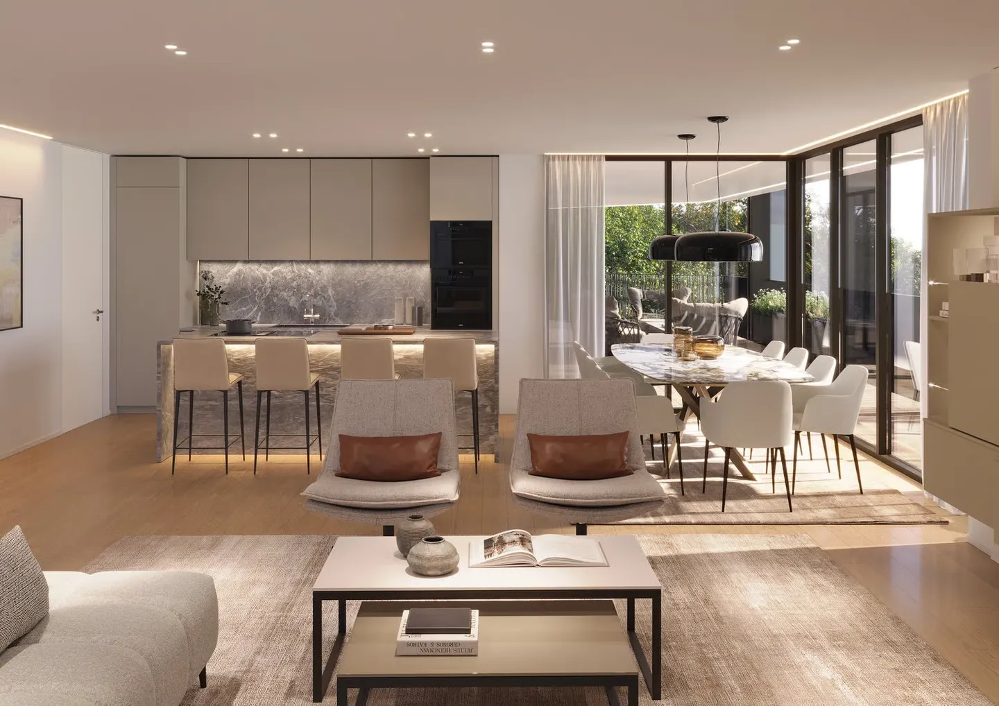 4.5-Zimmer-Wohnung – Mit Garten oder Terrasse | Residenza Oasis, Pregassona - Foto 1 von 19