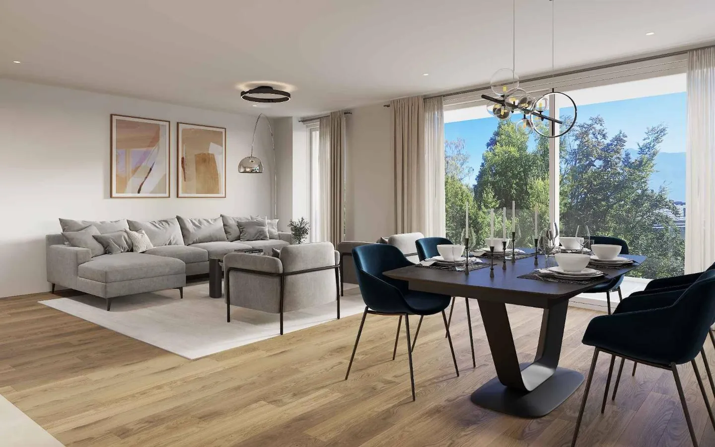 Elegante Wohnung in Lausanne - Foto 2 von 13