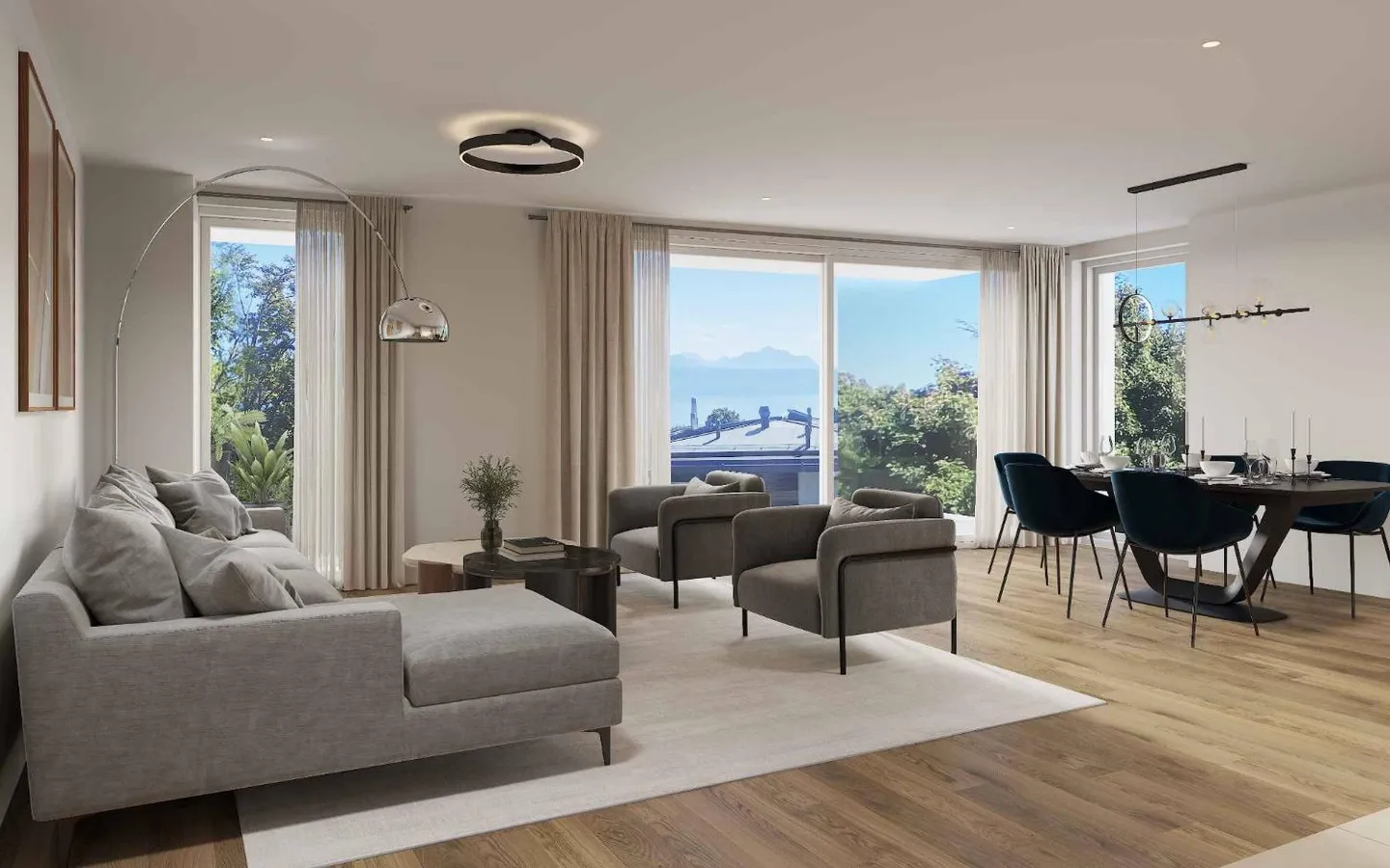 Elegante Wohnung in Lausanne - Foto 4 von 13