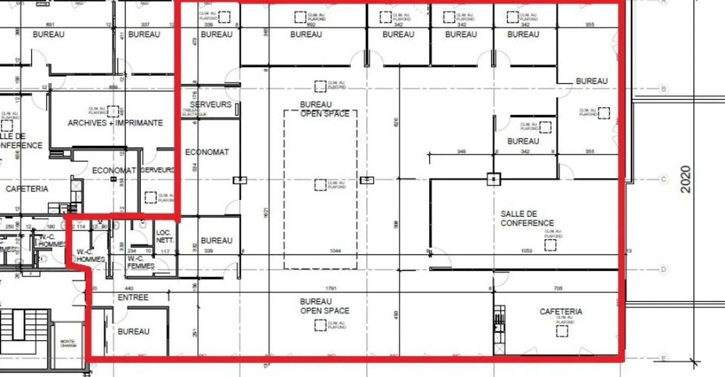 Fläche von 555m2 - Showroom - Büros oder Räumlichkeiten - Foto 7 von 7
