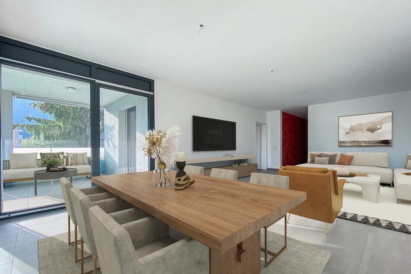 Appartamento moderno con terrazza e vista libera - Foto 2 di 18