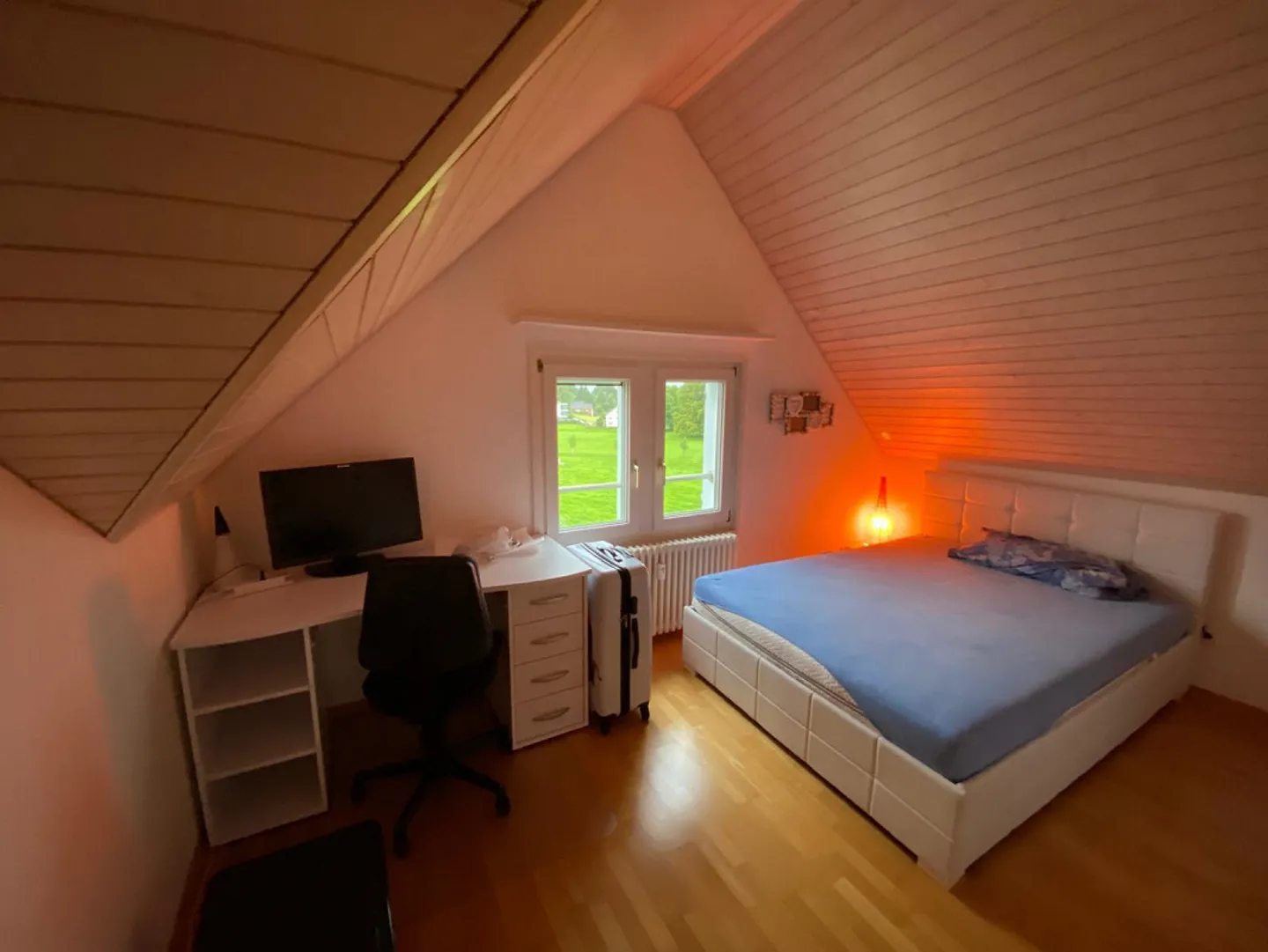 3 Room Attic Apartment with a View Next to Children's Festival Meadow and University - Photo 6 of 10