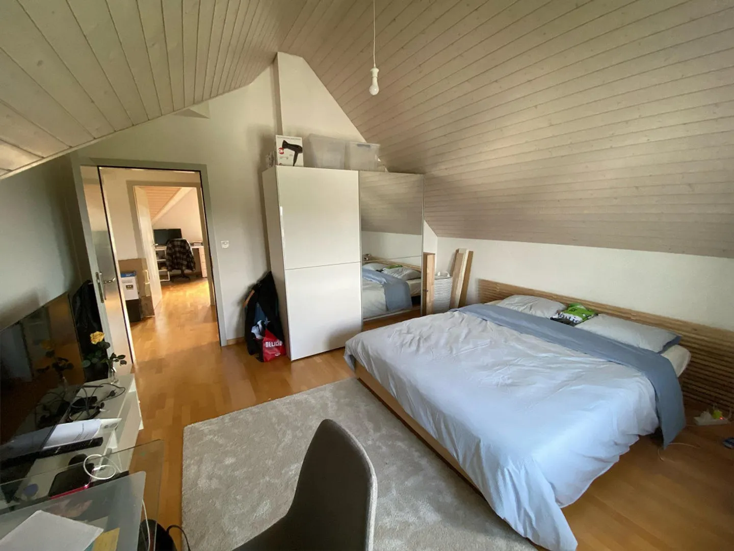 3 Room Attic Apartment with a View Next to Children's Festival Meadow and University - Photo 9 of 10