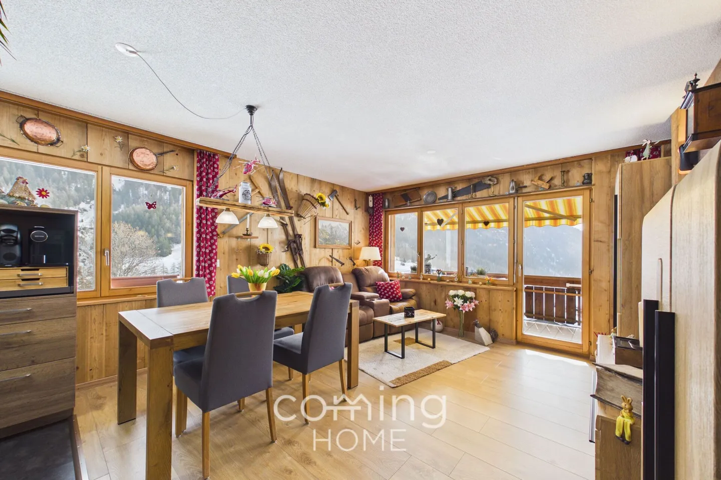 Sunny 3.5-room apartment in Leukerbad - Ideal as a holiday or residential property with B - Photo 3 of 15