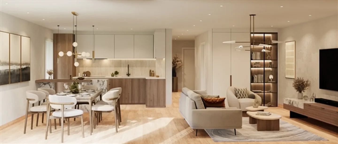 NEW PROJECT - 4.5 ROOM APARTMENT - NEAR STATION - PANORAMIC VIEW - Photo 1 of 9