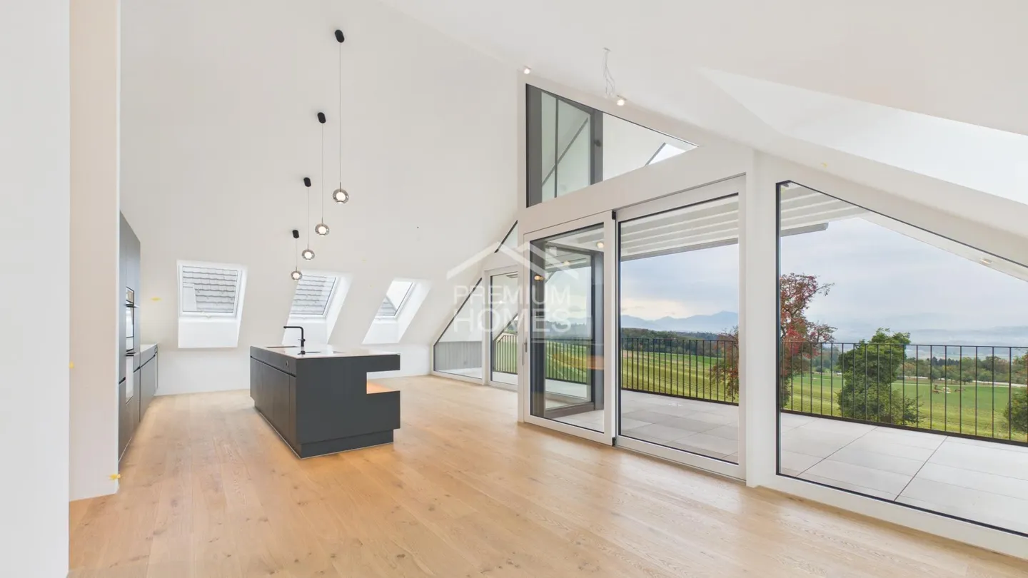 MODERN PENTHOUSE APARTMENT WITH DREAMLIKE MOUNTAIN SCENERY - Photo 4 of 10