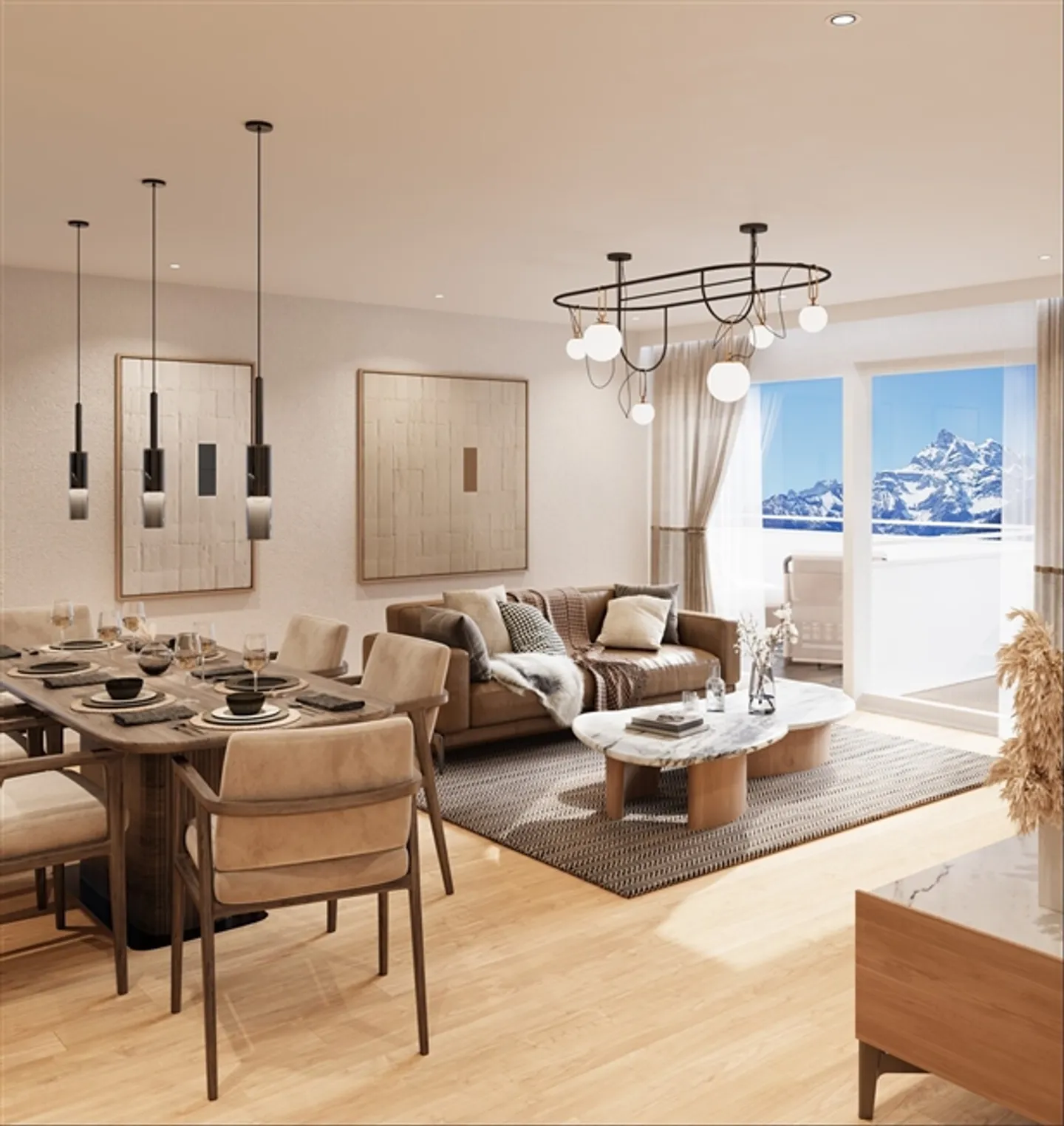 NEW PROJECT - 4.5 ROOM APARTMENT - NEAR STATION - PANORAMIC VIEW - Photo 7 of 9