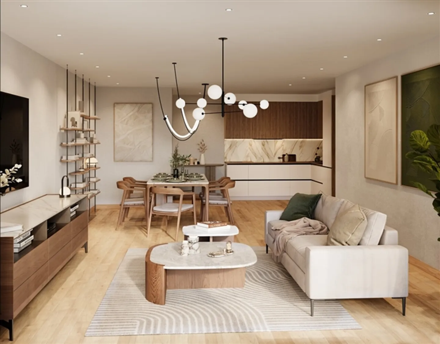 NEW PROJECT - 4.5 ROOM APARTMENT - NEAR STATION - PANORAMIC VIEW - Photo 8 of 9