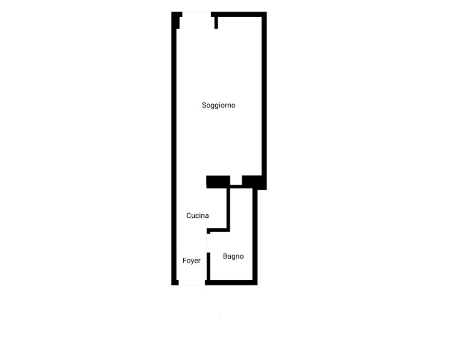 Möbliertes Einzimmerapartment zu vermieten - Foto 5 di 5