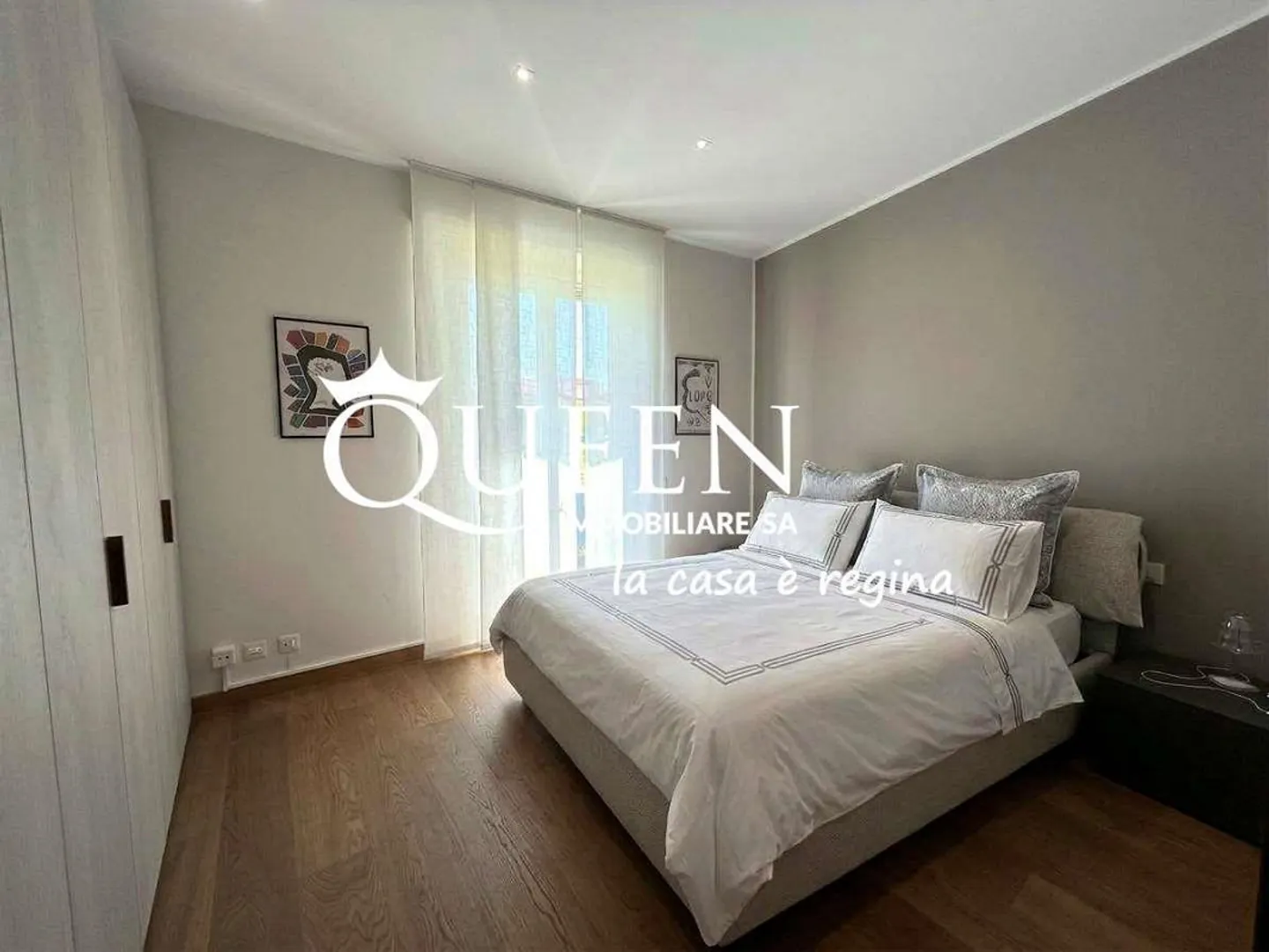 Lugano Zentrum: Helles und Elegantes 4,5-Zimmer-Apartment mit Balkon - Foto 12 von 13